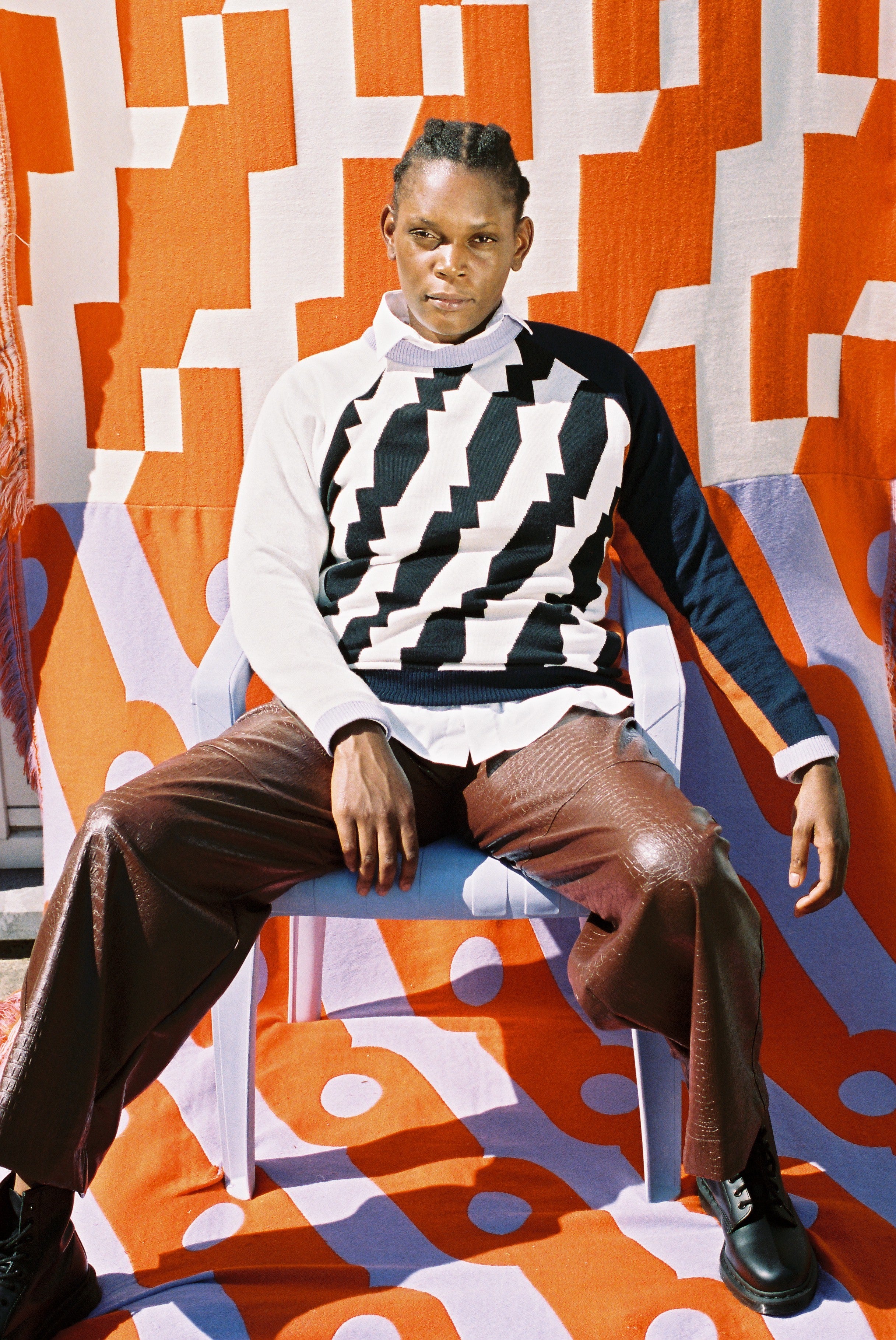 OBLIQUE – BLUE ORANGE